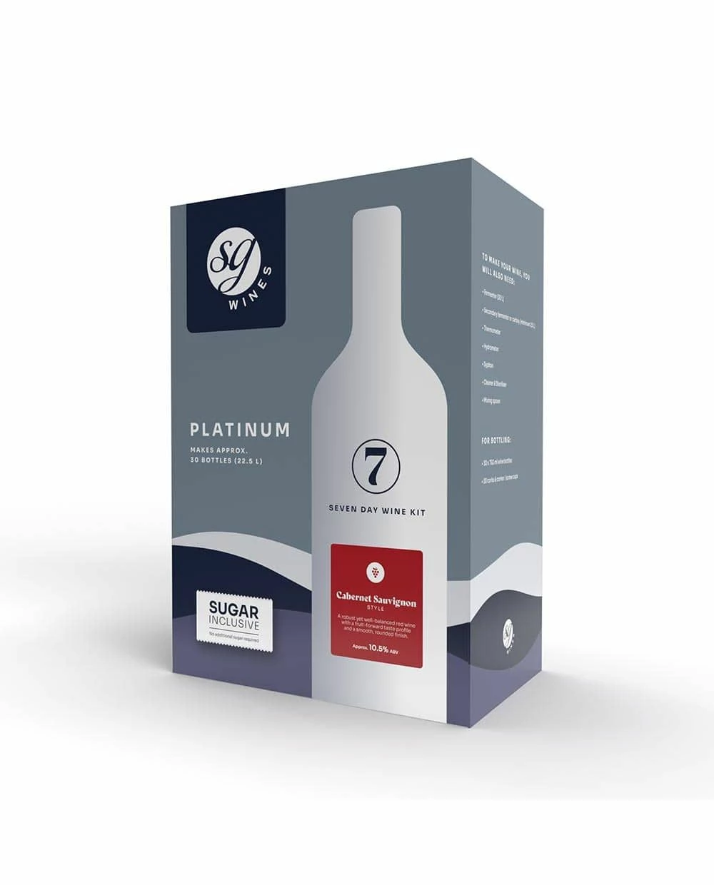 SG Wines Platinum Cabernet Sauvignon Wine Kit - Solomon Grundy 1 SG Wines Platinum Cabernet Sauvignon Wine Kit - Solomon Grundy