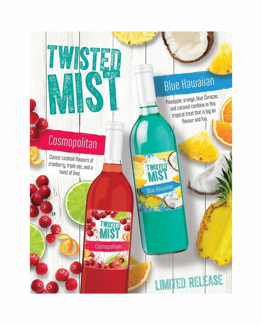 Winexpert Twisted Mist™ Blue Hawaiian Cocktail Wine Kit 3 Winexpert Twisted Mist™ Blue Hawaiian Cocktail Wine Kit - Image 3