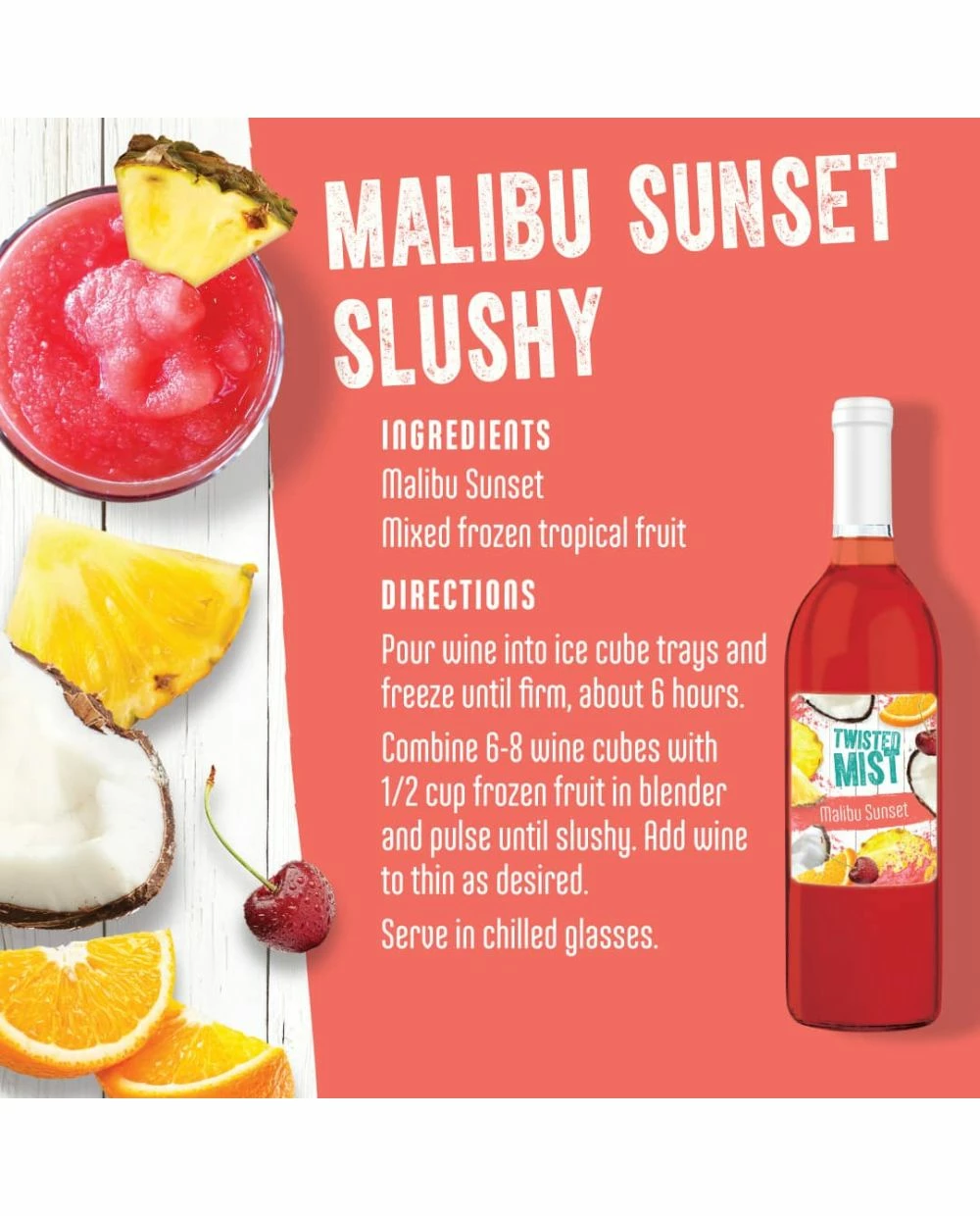 Winexpert Twisted Mist™ Tequila Sunrise Cocktail Wine Kit 3 Winexpert Twisted Mist™ Tequila Sunrise Cocktail Wine Kit - Image 3